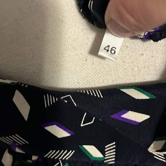 NWT - Liola Navy Geometric dress with jacket - 12 - Picture 5 of 7